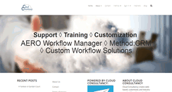 Desktop Screenshot of cloudconsultancyllc.com